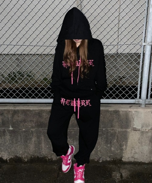 ATMARK パーカー 「2サイズ展開 / UNISEX オールドイングリッシュロゴ