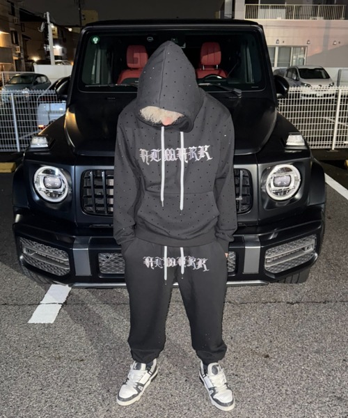 【人気Lサイズ】XLARGE オールドイングリッシュ ロゴ刺繍 パーカー グレー エクストララージ XLARGE オールドイングリッシュロゴ クルー
