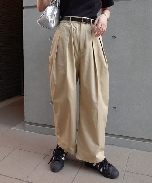 CLUBHAUS ツータックチノ サイズM ベージュ 4550592098658.jpg