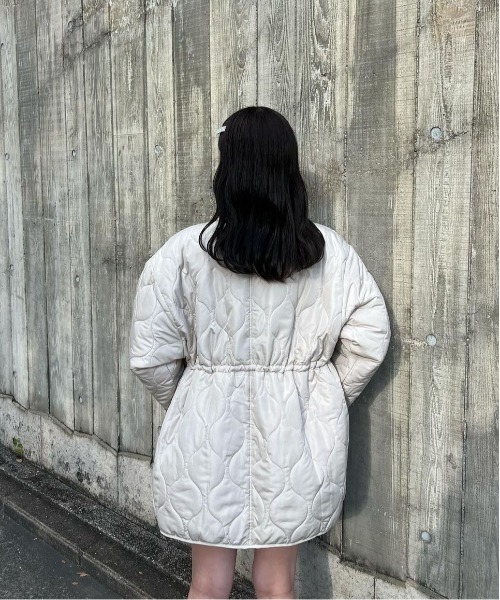 「Riberry」 コート MEDIUM カーキ レディース_画像3