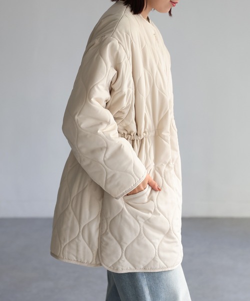 「Riberry」 コート MEDIUM カーキ レディース_画像6