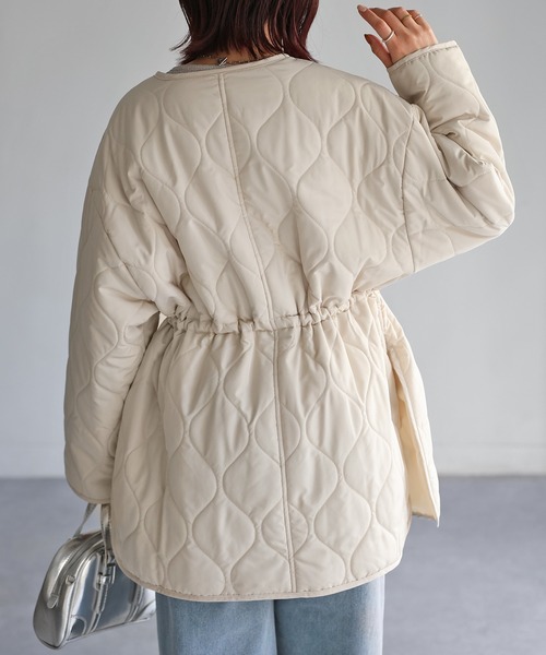 「Riberry」 コート MEDIUM カーキ レディース_画像7