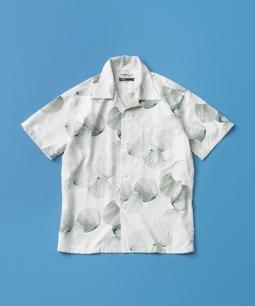 SUN SURF シェルデザイン 半袖シャツ XL SUN SURF シャツ 「別注」SUN DUKE'S SHELL アロハ ゴルフシャツ