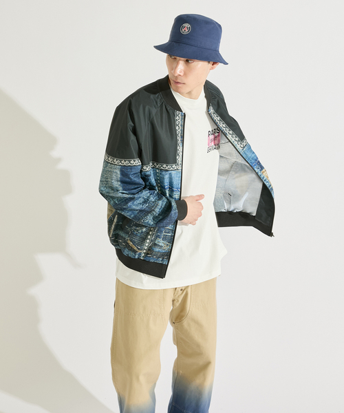 コート ジャケット 「Poggy × Paris Saint-Germain」DEAR PSG PRINTED 