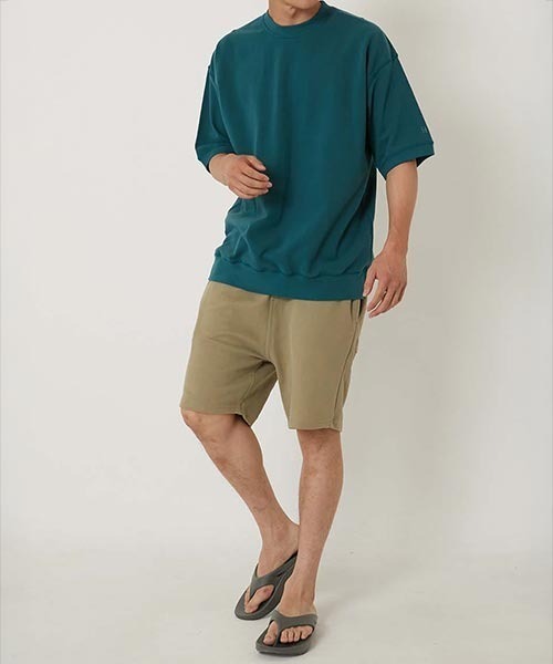 HOLLYWOOD RANCH MARKET tシャツ Hエンブロイダリー カノコ
