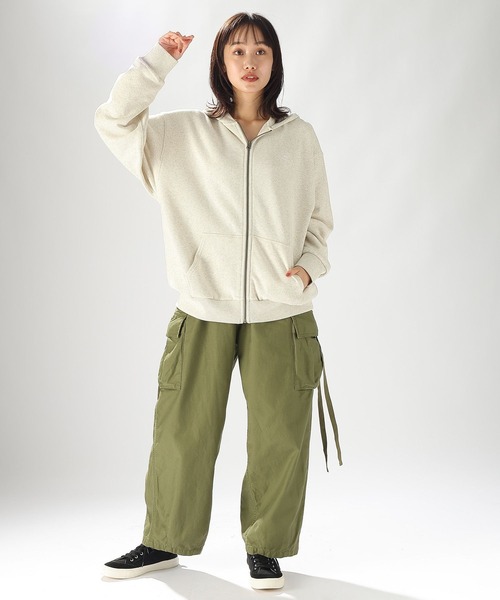 ニコアンド ブラック・グレー ジップアップベスト 楽天市場】【SALE／33%OFF】(M)M/Uナイロンミリタリーベスト