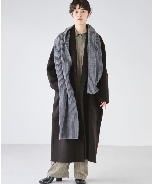 TODAYFUL ステンカラーオーバーコート 36 ブラック トゥデイフル TODAYFUL 「TODAYFUL」 ピーコート 36inch ブラック レディース