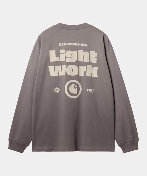 [CARHARTTWIP] L/S LIGHT WORK T-SHIRT ★大人気★ Carhartt WIP L/S Light Work T-Shirt, Pumpkin / Cherry