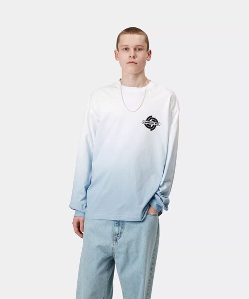 [CARHARTTWIP] L/S LIGHT WORK T-SHIRT ★大人気★ Carhartt WIP L/S Light Work T-Shirt, Pumpkin / Cherry