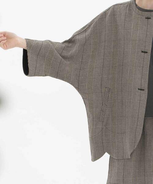 nop de nod（ノップドゥノッド） ジャケット ノーカラージャケット