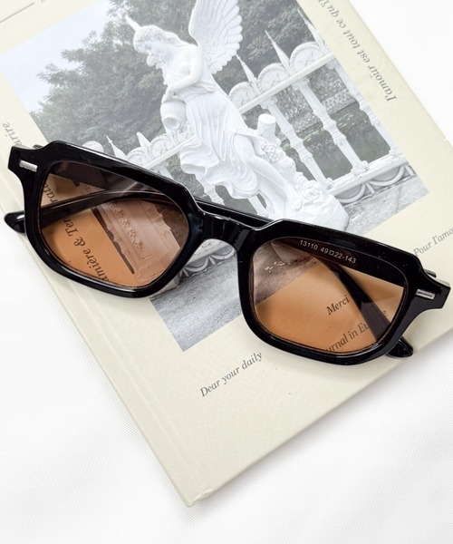 サングラス スクエアフレームサングラス レディース : ZOZOTOWN Yahoo