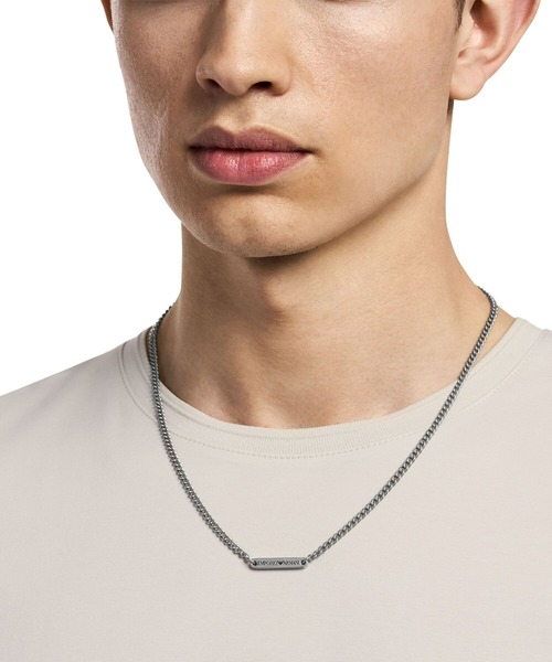 エンポリオアルマーニ 男性 アクセサリー ネックレス シルバー EMPORIO ARMANI ネックレス エンポリオ・アルマーニ
