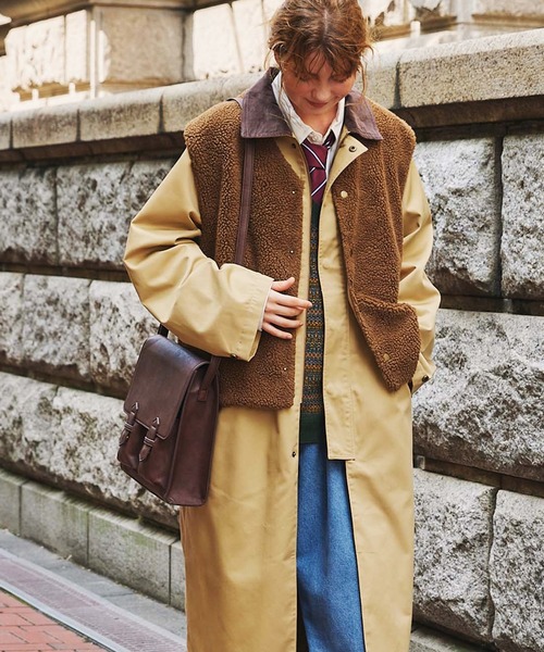 MONO-MART LADY'S」 ステンカラーコート FREE ベージュ レディース