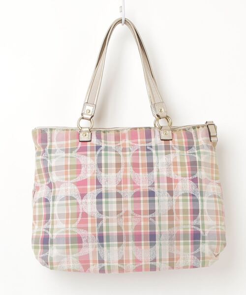 楽天市場】【バッグ】COACH コーチ チェック柄 ショルダーバッグ