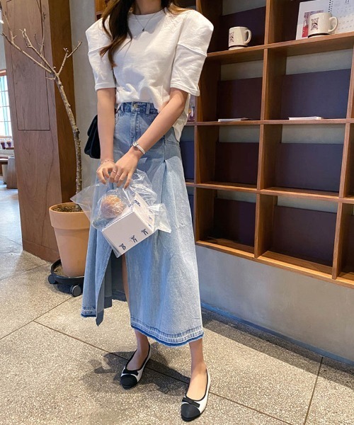 tシャツ パワーショルダーTシャツ レディース : ZOZOTOWN Yahoo!店