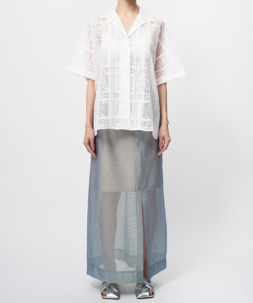 ブラウス シャツ THIRD EYE(i) LACE SHIRTS / サードアイレースシャツ レディース THIRD EYE(i) LACE SHIRTS / サードアイレースシャツ（シャツ