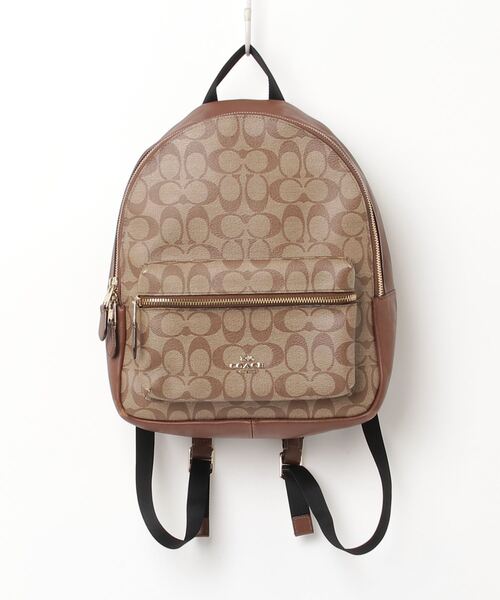 COACH コーチ リュック ブラウン バックパック COACH 「COACH」 リュック - ブラウン レディース : ZOZOTOWN
