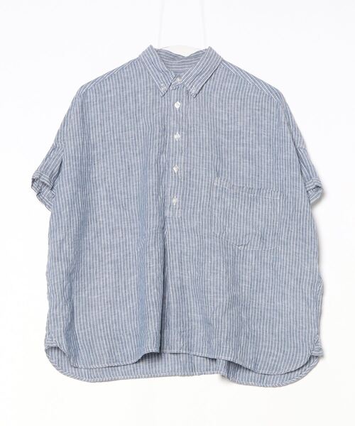 「BEAMS BOY」 半袖シャツ ONE SIZE ブルー レディース