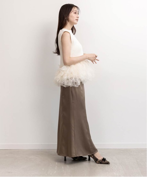 RANDA（ランダ） パンプス ミニリボンバックストラップパンプス