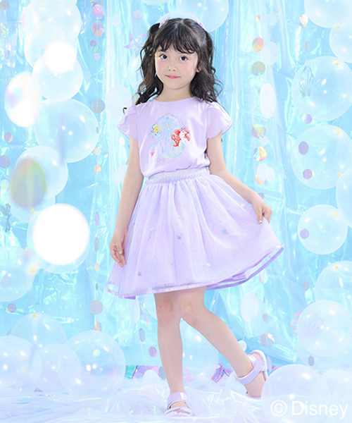 メゾピアノ新品新作タグ付きグラデーション星チュール　スカート120 セール 50%OFF】メゾピアノ mezzo piano グラデーション星
