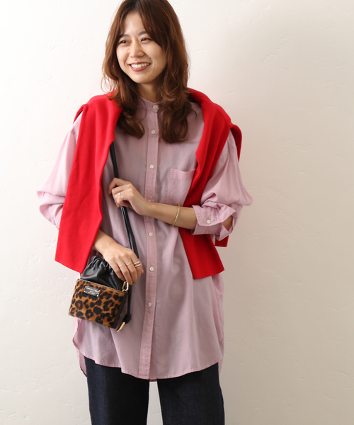 「JOURNAL STANDARD relume」 長袖ブラウス FREE ピンク レディース