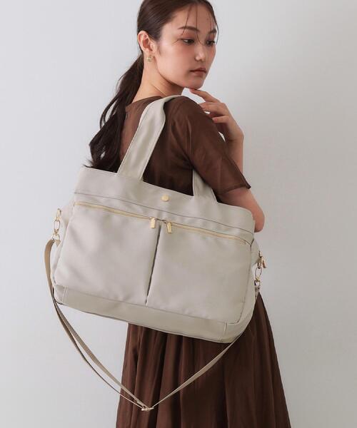 未使用品　オペークドットクリップ　かご　クラッチバッグ　ハンドバッグ 2WAY】スクエアミドルペーパーかごバッグ