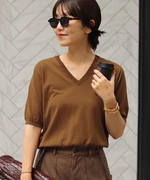 plage ニット セーター COTTON VN SUMMER レディース : ZOZOTOWN