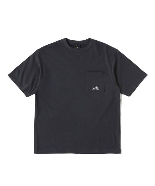 「New Balance」 半袖Tシャツ LARGE ダークグレー メンズ