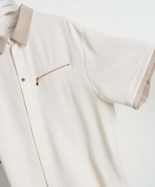 CULLNI シャツ 「CULLNI」別注 クレリックS/Sシャツ メンズ