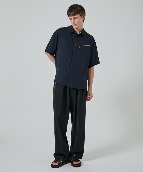 【美品】CULLNI クレリックシャツ CULLNI】別注 クレリックS/Sシャツ（シャツ/ブラウス）｜CULLNI