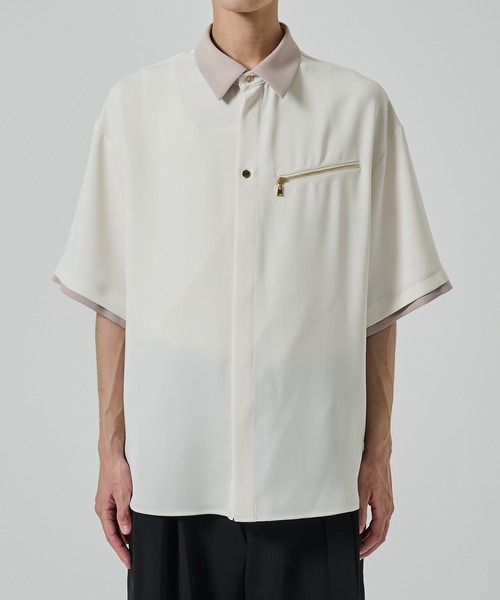 【美品】CULLNI クレリックシャツ CULLNI シャツ 「CULLNI」別注 クレリックS/Sシャツ メンズ