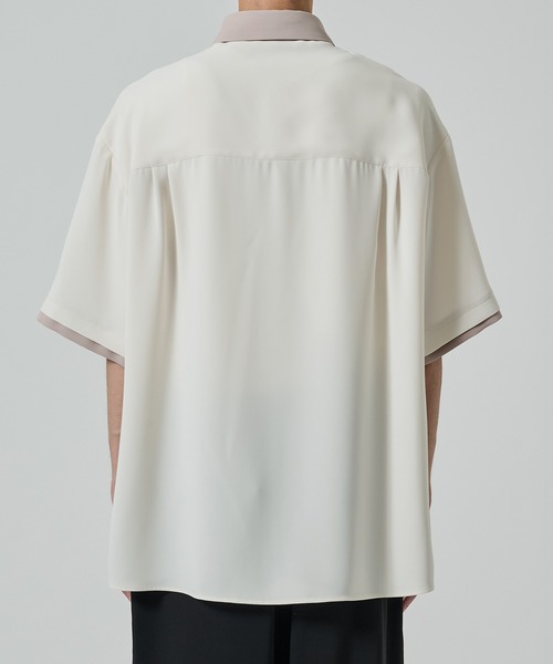 【美品】CULLNI クレリックシャツ CULLNI】別注 クレリックS/Sシャツ（シャツ/ブラウス）｜CULLNI