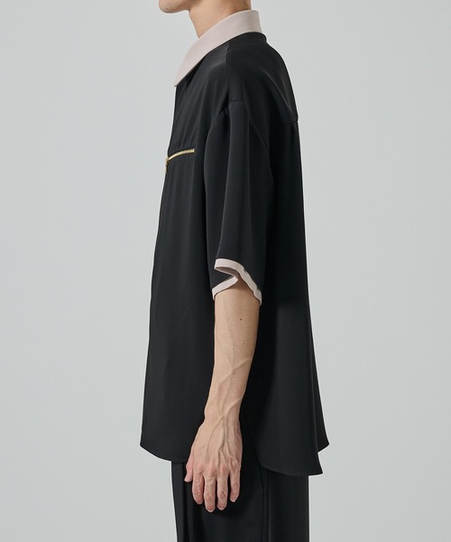 【美品】CULLNI クレリックシャツ CULLNI】別注 クレリックS/Sシャツ（シャツ/ブラウス）｜CULLNI