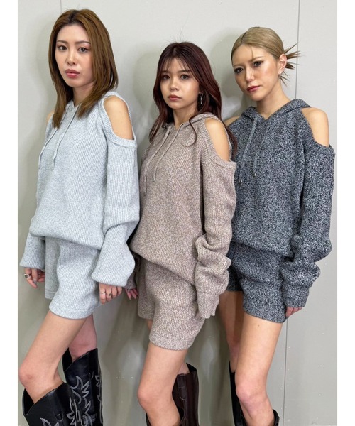 「EGOIST」 長袖ニット FREE ブラック レディース_画像4