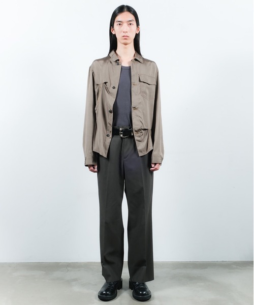 JieDa（ジエダ） シャツ RAYON SILK SHIRT JACKET メンズ レディース