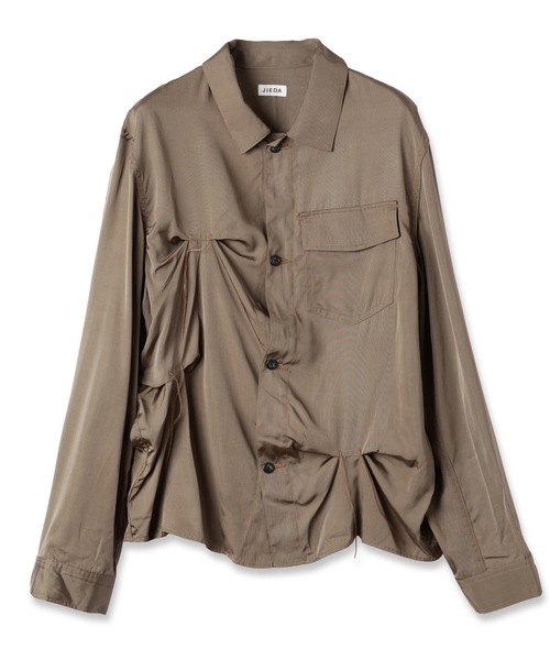 JieDa（ジエダ） シャツ RAYON SILK SHIRT JACKET メンズ レディース