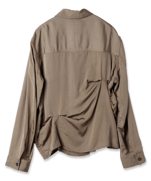 JieDa（ジエダ） シャツ RAYON SILK SHIRT JACKET メンズ レディース