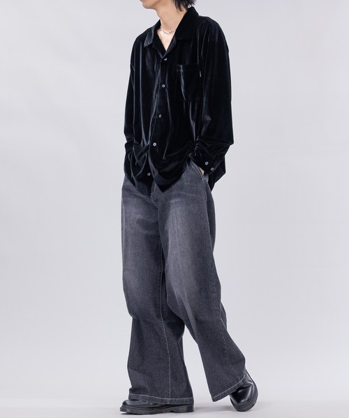 Limited Line Naive Magic シャツ 「a」「NAIVE MAGIC」ルーズサイズ