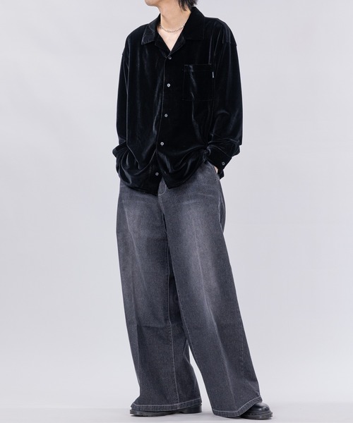 Limited Line Naive Magic シャツ 「a」「NAIVE MAGIC」ルーズサイズ