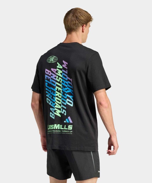 adidas tシャツ Les Mills ツアーグラフィックTシャツ