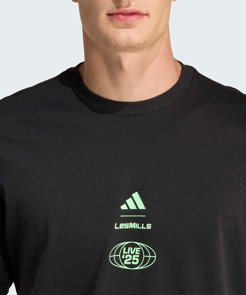 adidas tシャツ Les Mills ツアーグラフィックTシャツ