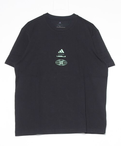 adidas × LesMILLS Tシャツ メンズXLサイズ adidas tシャツ Les Mills ツアーグラフィックTシャツ