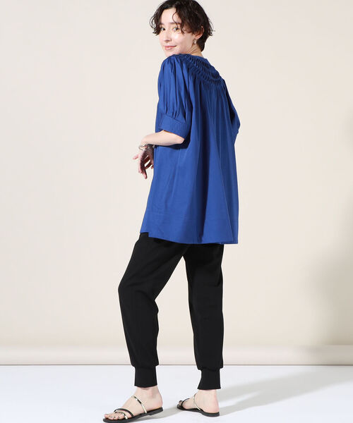 「NOLLEY'S」 「Torrazzo Donna」半袖チュニック 38 ホワイト レディース