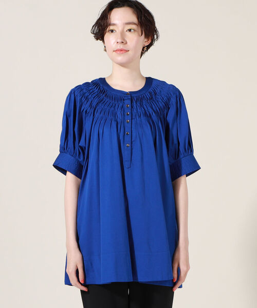 「NOLLEY'S」 「Torrazzo Donna」半袖チュニック 38 ホワイト レディース