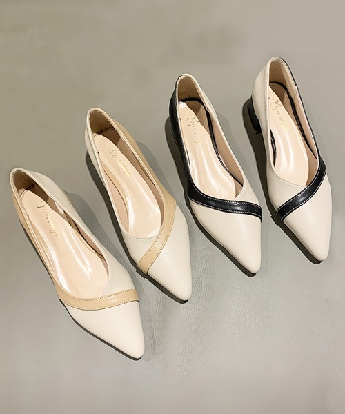 「Miniministore」 パンプス 24.0cm ブラック レディース
