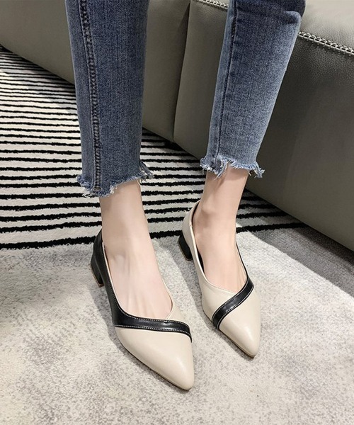 「Miniministore」 パンプス 24.0cm ブラック レディース