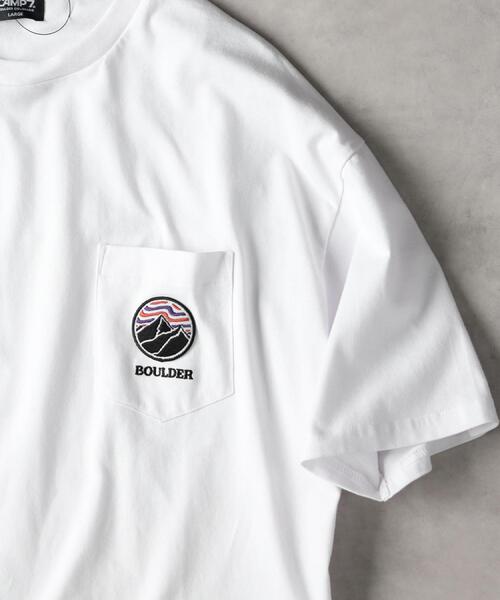 CAMP7（キャンプセブン） tシャツ 「接触冷感」「CAMP7」ロゴワッペン