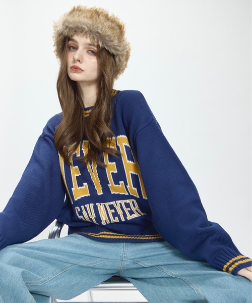 BENUA ニット セーター logo knit/ロゴニット レディース : ZOZOTOWN