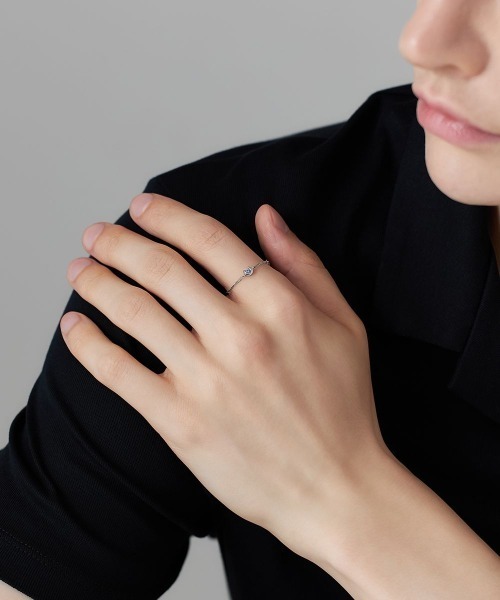 4℃ HOMME+ 指輪 リング 「12月誕生石」 プラチナ チェーンリング