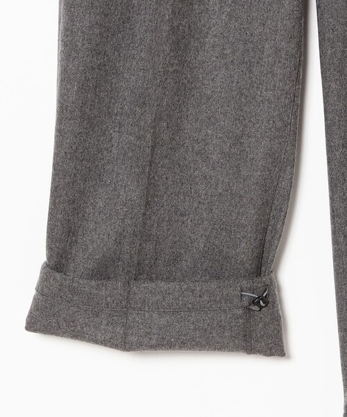 BEAMS（ビームス） スラックス ワイドストレート フランネル